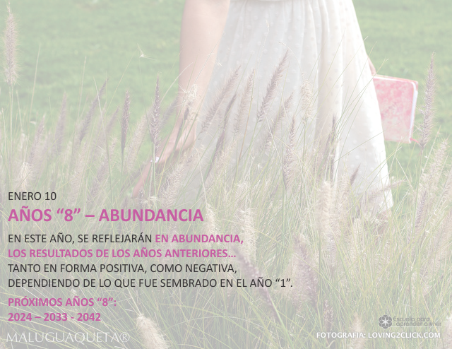 Años 8 - Abundancia